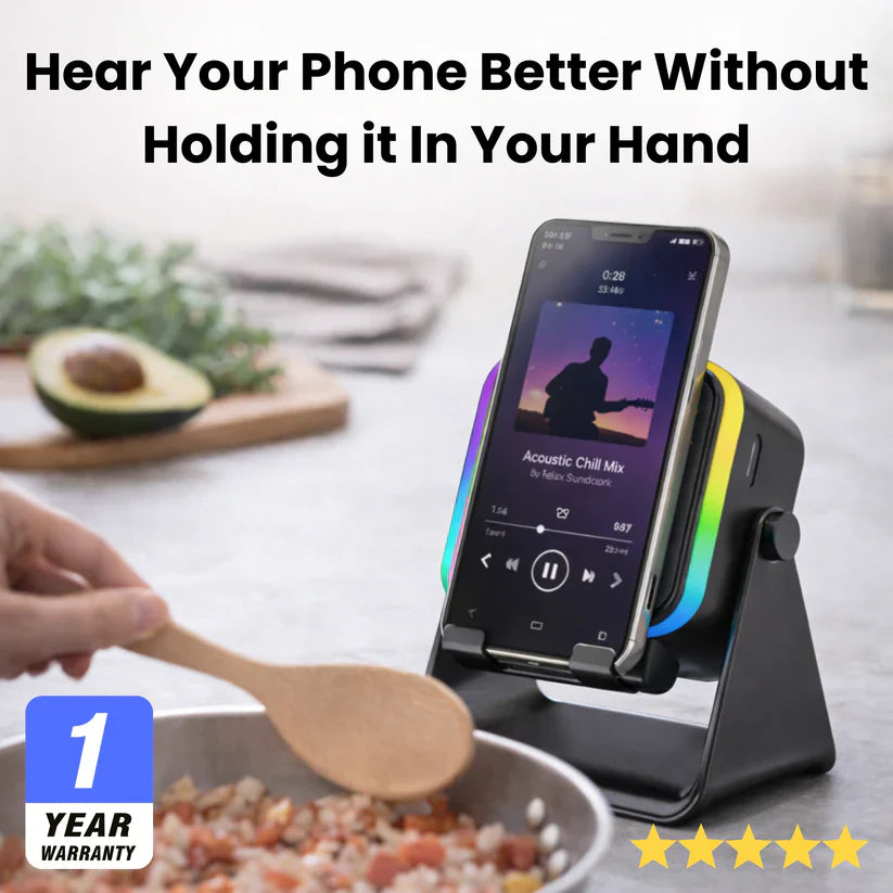 Galaxy Shop™ 3 In 1 Phone Induction Speaker