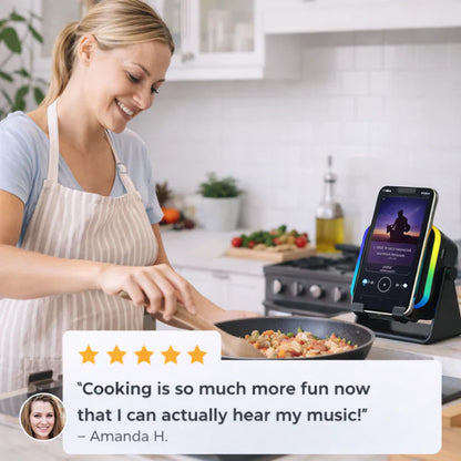 Galaxy Shop™ 3 In 1 Phone Induction Speaker